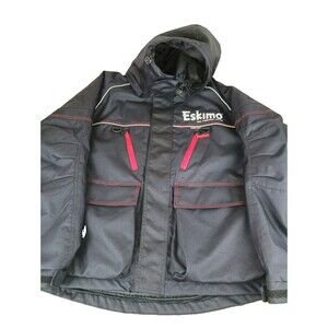 Eskimo Lockout Men's XL Black Ice Fishing Jacket Winter Gear Outdoor